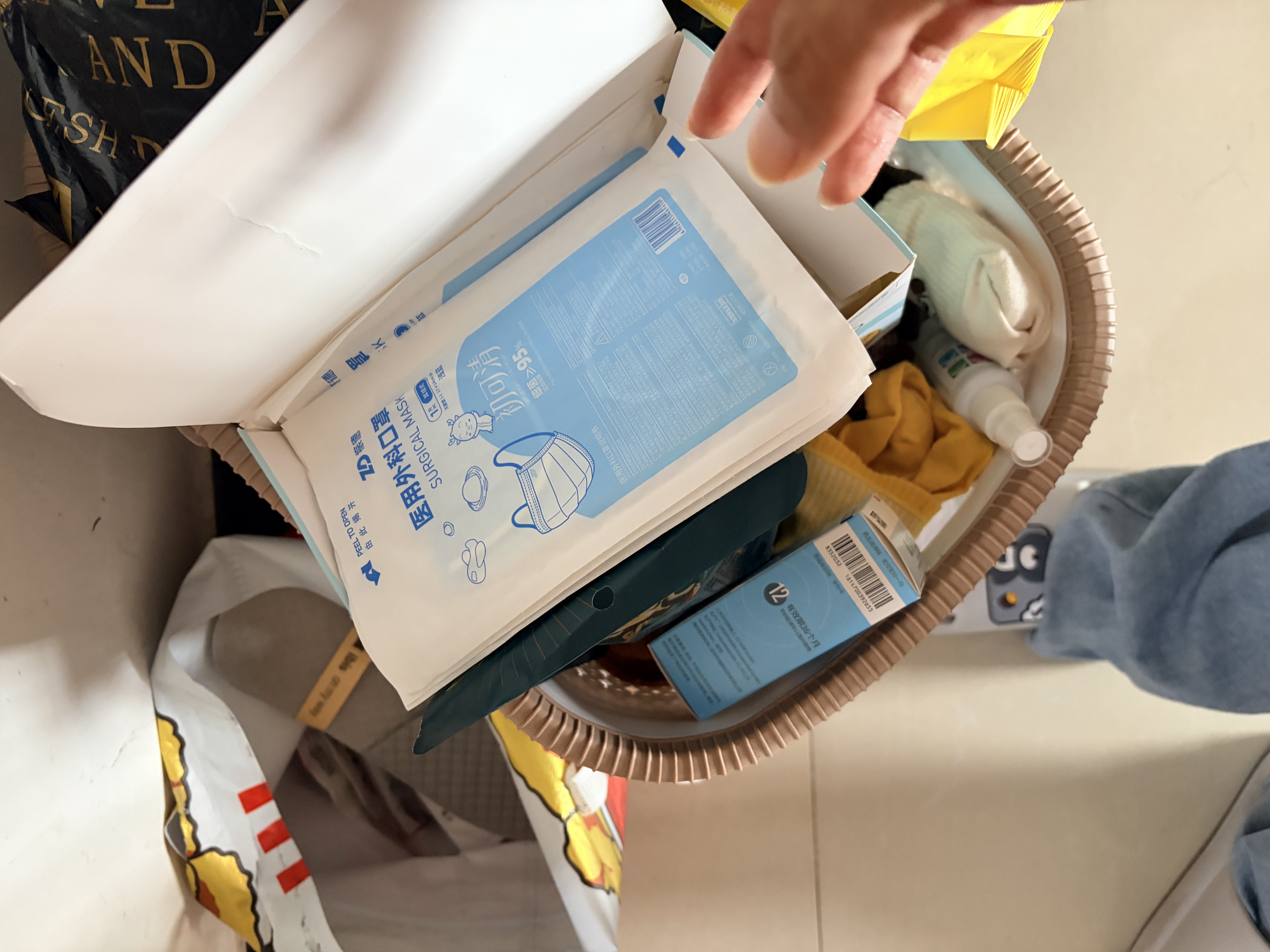 稳健棉里层一次性医用儿童口罩6-12岁高透独立装30只夏季薄款防过敏 实拍图