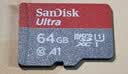 闪迪（SanDisk）64GB TF（MicroSD）内存卡 A1 U1 C10 至尊高速移动版存储卡 读速140MB/s 手机平板游戏机内存卡 实拍图