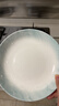 红牡丹景德镇骨瓷饭盘家用陶瓷碗碟釉下彩碗盘餐具骨碟可进洗碗机凉菜盘 云锦万里7英寸饭盘1个 实拍图