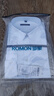 罗蒙（ROMON）纯色商务职业正装男士白衬衫工装外套长袖衬衣男CS108白色2XL 实拍图