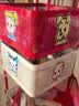 雅图诗多巴胺小推车零食置物架移动落地摆放架家用客厅厨房多层收纳架子 【免安装】方形四层+赠11张贴纸 实拍图