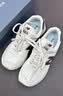 NEW BALANCE NB574官方休闲鞋女鞋复古舒适夏季透气网面礼物轻便百搭运动鞋 米白色 WL574RCF 39 (脚长25cm)尺码详询客服 实拍图