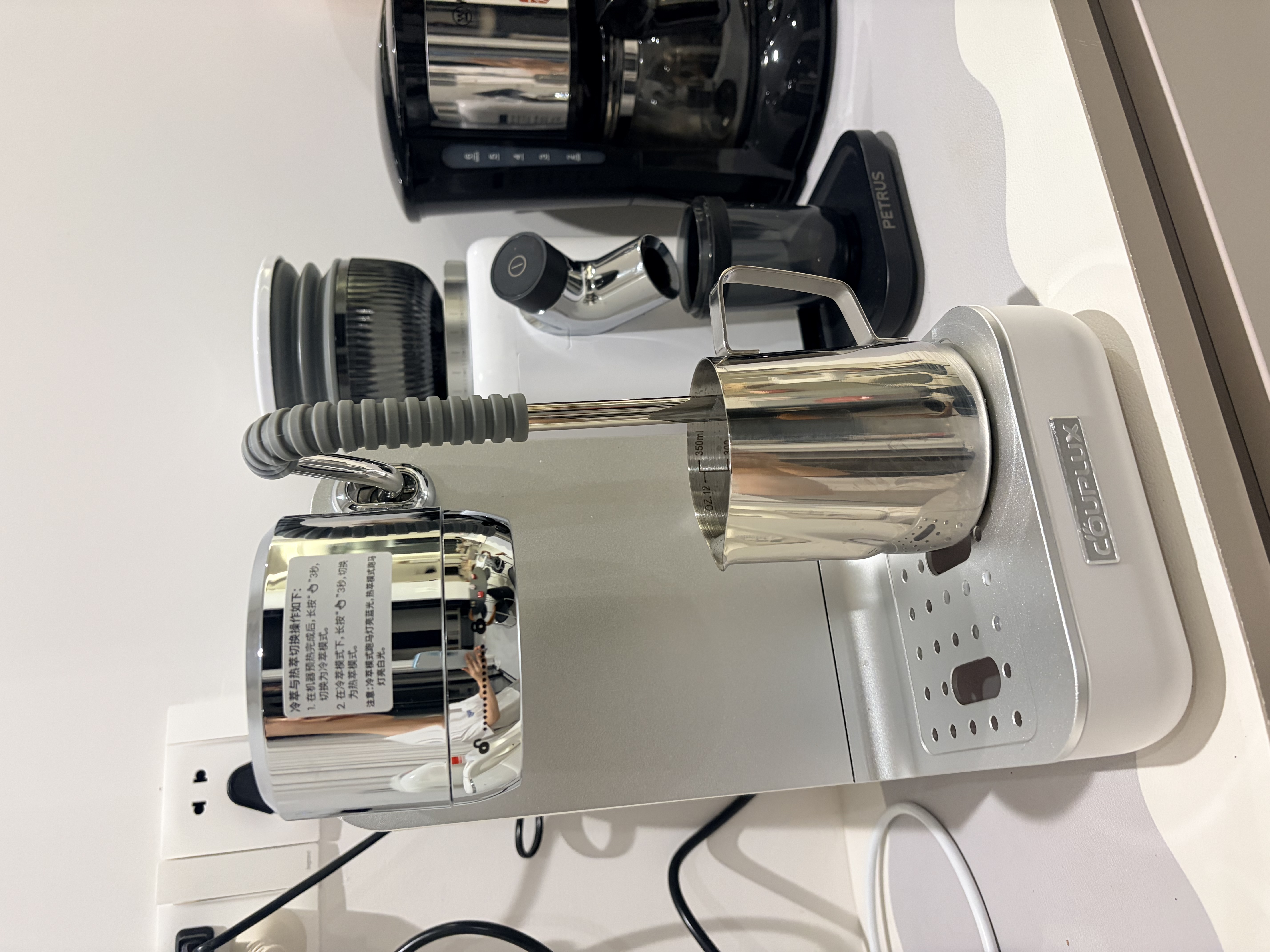 客浦CP239咖啡机意式全半自动专业家用办公室浓缩小型蒸汽打奶泡冷热双萃 实拍图