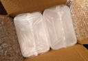 美丽雅一次性饭盒方形1000ml*50套 快餐外卖打包野餐盒碗加厚带盖塑料 实拍图