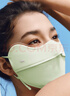 蕉下（beneunder）冰丝防晒口罩女防晒面罩护眼角夏季骑行遮阳脸基尼防紫外线AL833 实拍图