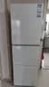 海尔253/251升三门冰箱黑金净化宽幅变温-30℃深冷速冻一级能效家用冰箱小型家用宿舍出租房 BCD-251WGHC3E7WV政府补贴 实拍图