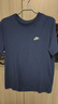 耐克春夏男 T恤 AS M NSW  TEE 运动服 AR4999-410 深蓝 XL 实拍图