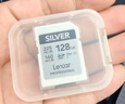 雷克沙（Lexar）128GB SD存储卡 U3 V30 佳能索尼富士尼康相机高速SD卡 读225MB/s 写160MB/s 4K超清录制 SD银卡 实拍图