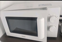 海尔（Haier）快捷微波炉家用小型 360°转盘加热 旋钮操控 易洁内胆 白色 6档火力 HW-M20J1W 实拍图