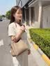 viney牛皮水桶包包女包斜挎包轻奢手提包生日礼物高级感送女友老婆 【大象灰】高档洋气腋下包 品牌百搭时尚休闲小众单肩包 实拍图