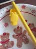 COOKSS宝宝吸管喝汤喝水神器儿童硅胶带卡扣辅食专用婴儿喝粥可拆洗防呛 实拍图