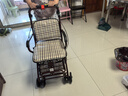 易来福老人推车可推可坐助力行走器可座免安装折叠手推车老年人四轮代步 【杠刹+驻刹】可折叠可坐手推车扶椅-鎏金铜 免安装/大脚踏/双轮伴行 实拍图