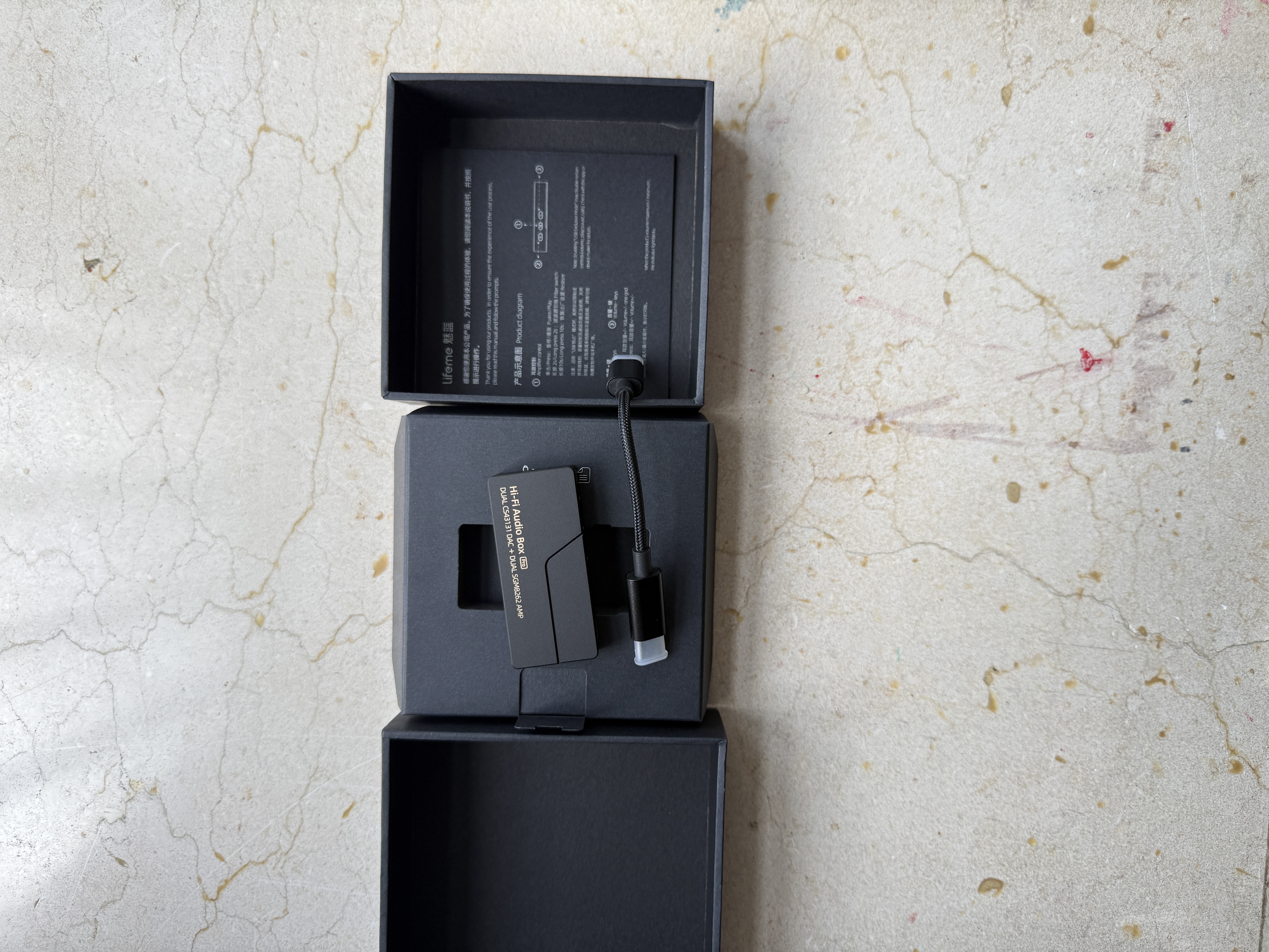 魅蓝HD2 Pro HiFi解码耳放小尾巴 4.4平衡/3.5插孔音频解码器双43131芯片/APP调节/大推力 实拍图