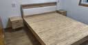 起凤广东佛山家具床实木床橡胶木现代北欧双人床主卧原木床简约风木床 单床（原木色主图款） 1800mm*2000mm  框架结构 实拍图