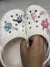 卡骆驰（CROCS）贝雅洞洞鞋男鞋女鞋轻便耐磨一脚蹬拖鞋休闲鞋百搭花园鞋|10126 白-100(含智必星) 36 /37(220mm) 实拍图