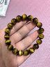 石玥珠宝精品10mm天然黄虎眼石手串虎睛石转运珠手链男女士款 水晶玛瑙  实拍图