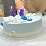 元祖（GANSO）生日蛋糕同城配送 当日送达新鲜儿童鲜奶蛋糕动物奶油表白星座 圆梦启航（儿童祝福） 8号（3-5人食用） 实拍图