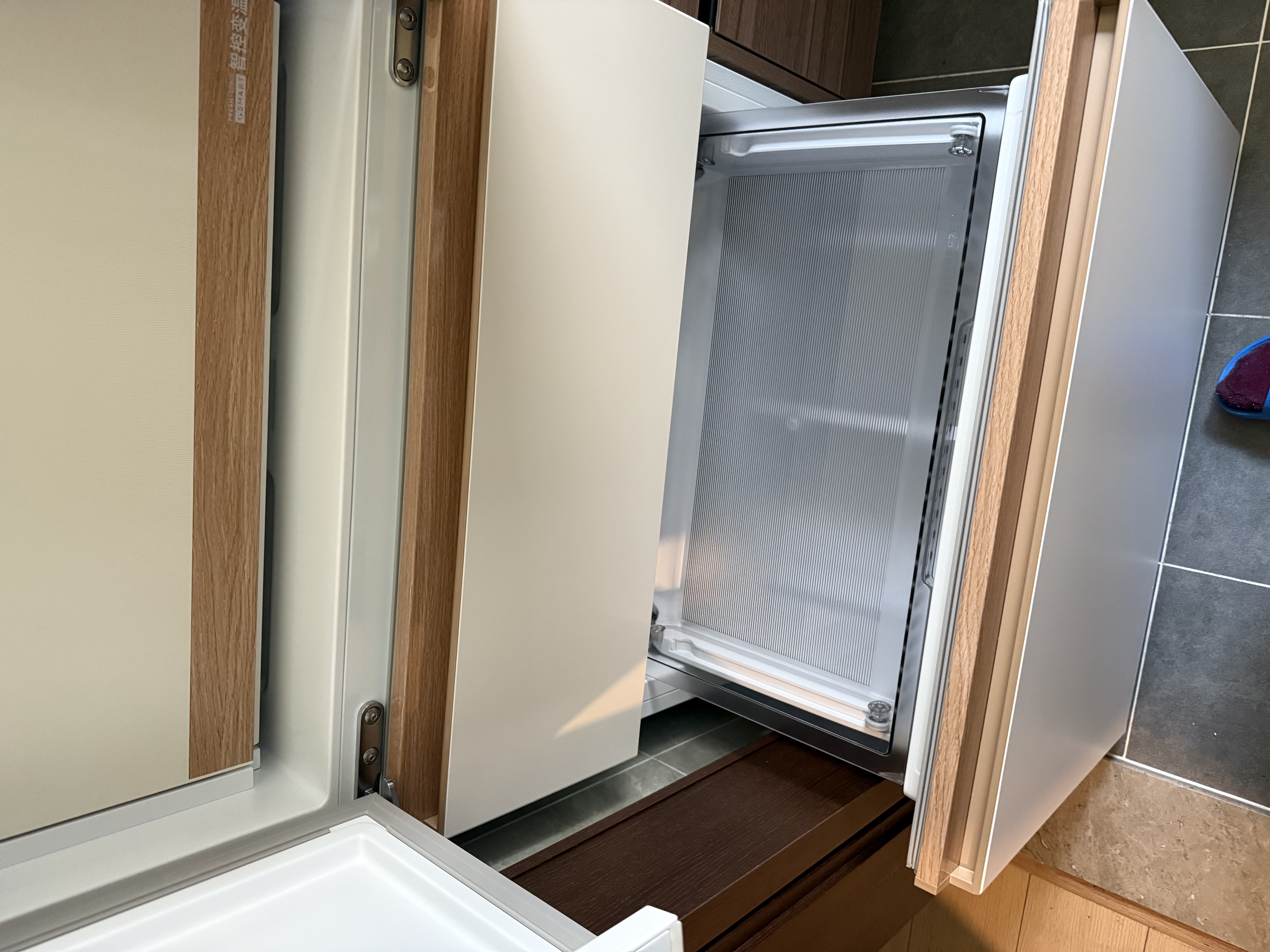 美菱小确杏502L法式多门冰箱双系统70cm宽小户型大容量制冰嵌入新一级能效BCD-502WFPU9CZXG1国家补贴 实拍图