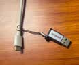 绿联USB3.2转换Type-C转接头OTG适用苹果17/16/15华为安卓手机U盘耳机键鼠充电数据线笔记本电脑车载 实拍图