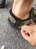 凉鞋男夏季新款潮流户外休闲鞋子防滑减震男士沙滩鞋包头防撞护趾 军绿色 40 实拍图