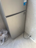 奥克斯小冰箱家用小型迷你冷藏冷冻两用出租房宿舍用节能省电寝室办公室电冰箱 【节能省电】166银色【高效保鲜 铜管速冷】48L 实拍图