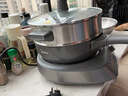 美的（Midea）0氟钛陶电炒锅 电蒸锅 分体式电煮锅蒸煮炒多功能一体4.3L炒菜专用锅电火锅 煎锅 HCG2818S配蒸笼 实拍图