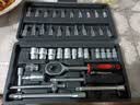 46件工具套装内六角套筒工具小飞1/4快速棘轮扳手套装家用工具箱 汽修工具组套【46件套】 实拍图
