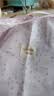 新款可爱碎花小白兔帆布包女单肩包大容量手提袋拎书布袋托特包包 粉色长耳兔【高品版】-无挂饰 实拍图