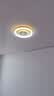 索亚达卧室灯吸顶灯现代简约led主卧灯2026年新款网红水晶书房房间灯具 蒲公英款46cm48瓦 无极调光带遥控 实拍图