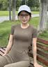 aojo眼镜框黑框眼镜男外扩镜腿专业可配防蓝光度数近视眼镜女FG803 GRC2深透绿 单镜框 实拍图