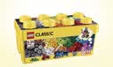 乐高（LEGO）经典创意拼搭基础零件 儿童小颗粒拼装积木玩具女生男孩生日礼物 10696 乐高经典创意中号积木盒散件配件 484颗粒 实拍图