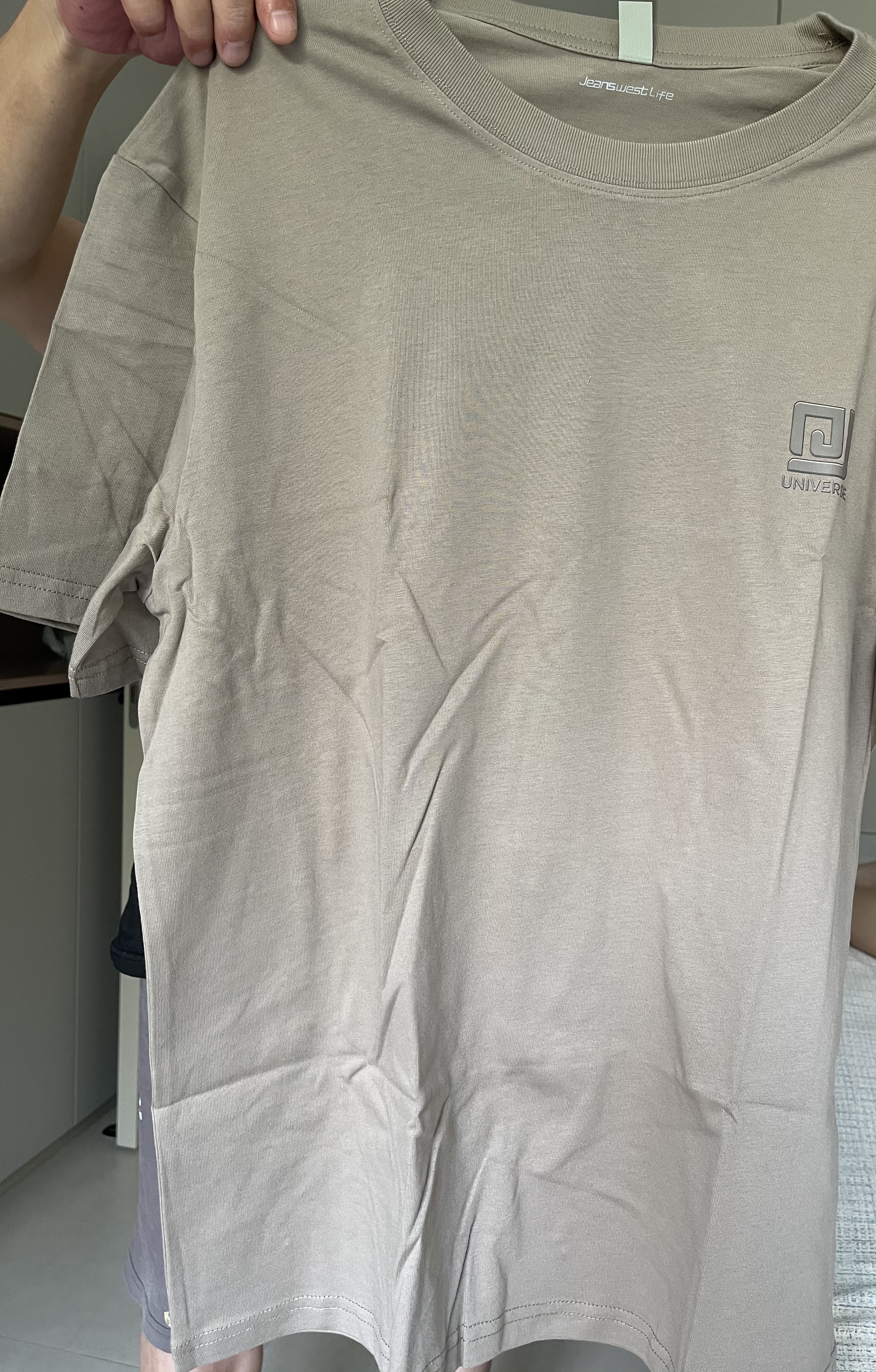 JEANSWEST LIFE真维斯纯棉短袖男t恤美式潮牌男士上衣夏季休闲宽松舒适男款衣服 实拍图