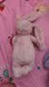 Jellycat害羞乳白色邦尼兔动物毛绒玩偶安抚玩偶娃娃送礼七夕情人节礼物 花布胭脂粉色邦尼兔（彻蕊） Medium 实拍图