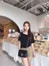 CinvaiKrose官方店小c&k包包女包2026新款斜挎包菱格链条包女生日礼物送女友 黑色Black【小号】送女友老婆女生走心 实拍图