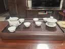 泥也茶盘托盘沥水盘茶台茶盘储水式家用茶盘带排水功夫茶具茶海干泡台 实拍图