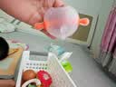 好伊贝（HOY BELL）婴儿牙胶磨牙棒小月龄宝宝防吃手牙咬胶口欲期0-6个月小蘑菇橙 实拍图