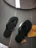 havaianas哈唯纳Top炫彩夹脚人字拖女夏海边平底拖鞋情侣款 0090-火耀黑 43-44 巴西码 实拍图