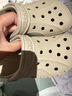 卡骆驰（CROCS）【采销直播】贝雅洞洞鞋男鞋女鞋轻便休闲鞋|10126 卵石色-2V3 36 /37(220mm) 实拍图