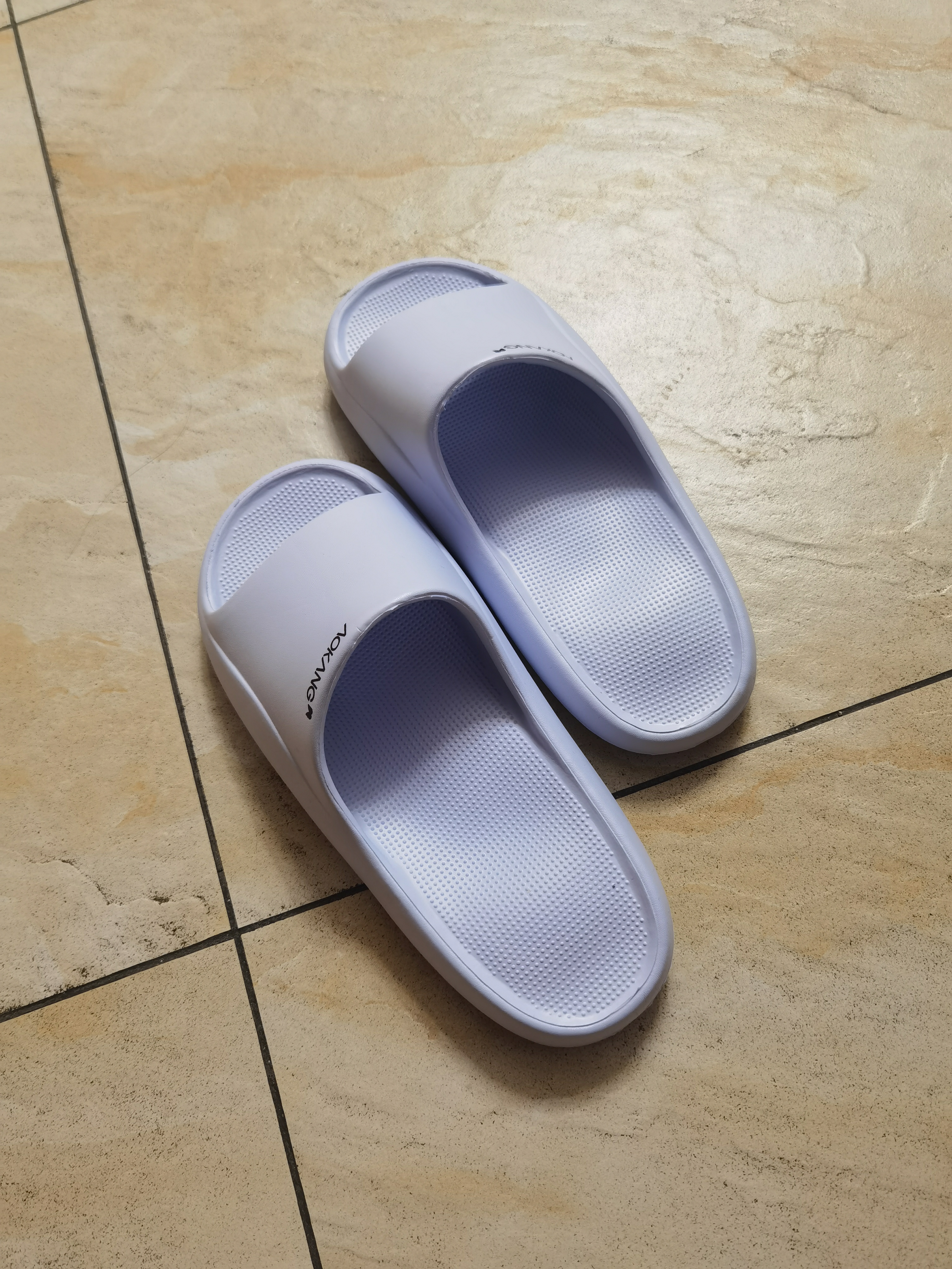 奥康（Aokang）拖鞋男士夏季防滑抗菌浴室内洗澡eva防臭踩屎感情侣凉拖鞋女外穿 实拍图