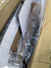 齐心（COMIX）6个装快劳夹75mm A4加厚款打孔文件夹3寸背宽欧式带孔档案夹活页夹黑色 A7076/A206N 实拍图