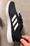adidas CORERACER随心畅跑网面休闲跑步鞋男子阿迪达斯官方轻运动   黑/白 FX3581   42.5 实拍图