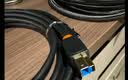秋叶原（CHOSEAL）高速USB3.0打印机线 AM/BM 方口移动硬盘盒显示器传真机电源数据连接线 5米 QS5832 实拍图