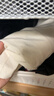 茵曼（INMAN）茵曼【秀场同款】冰氧吧凉感裤26夏女新款高腰短裤浅杏色28 实拍图