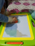 琪趣 儿童画板彩色磁性超大号写字板宝宝笔涂鸦板婴幼儿1-2-3岁早教玩具学习绘画玩具 44X36CM加厚款绿色8888A 配1笔+工具 晒单实拍图