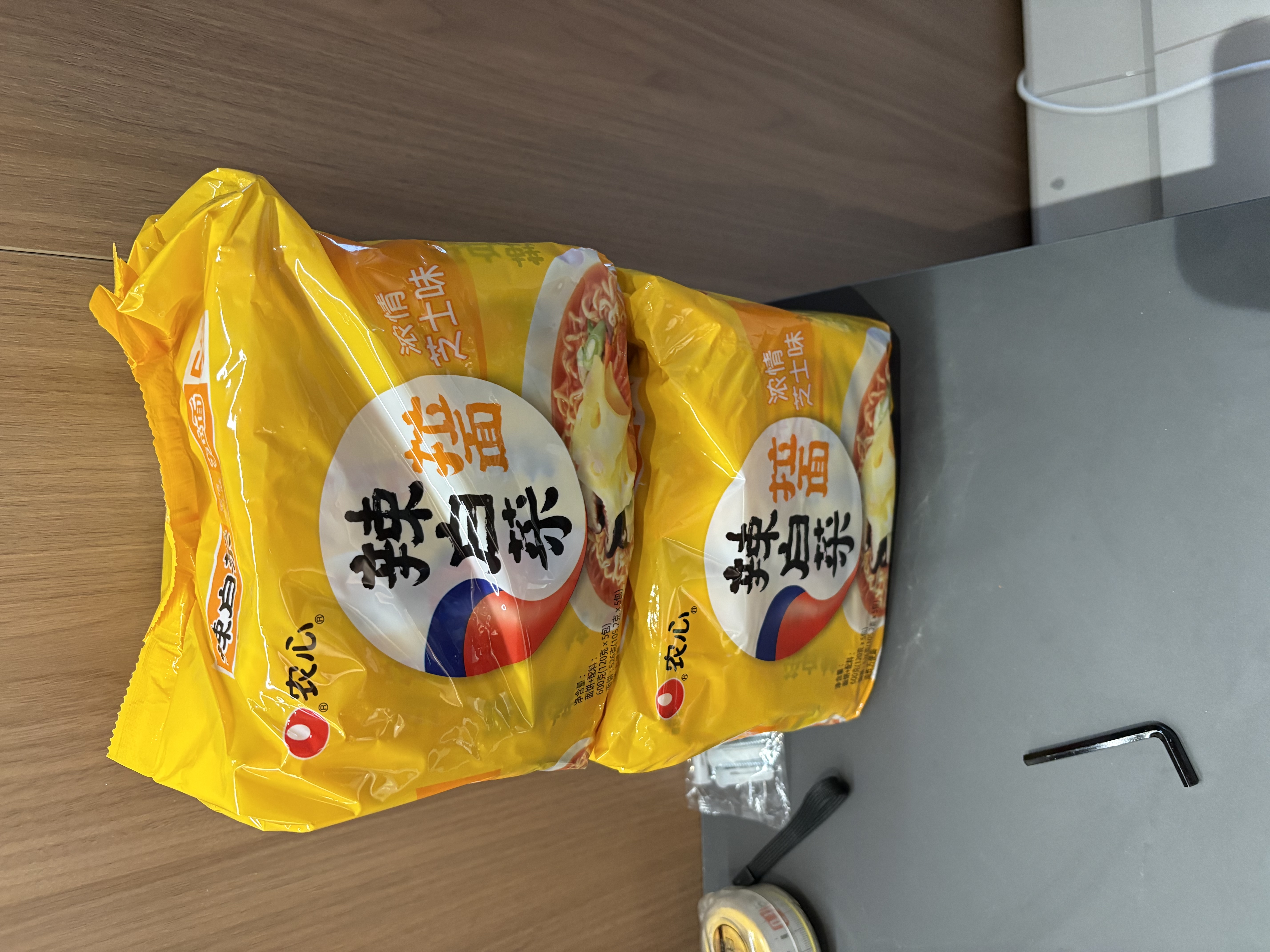 农心辛拉面方便面经典泡面拉面袋装速食面夜宵面条多连包 辣白菜浓情芝士5连包 实拍图