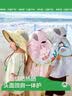 Kocotreekk树儿童防晒帽大帽檐护颈夏季宝宝遮阳帽男女童防紫外线沙滩 实拍图