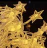柬渝七夕情人节装饰彩灯户外露营氛围灯10米80灯庭院LED灯串星星灯 10米80灯 星星+圆球【电池+USB】 实拍图