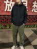 罗蒙夹克男春秋季商务休闲柔软舒适行政防风户外运动连帽外套男V6黑XL 实拍图