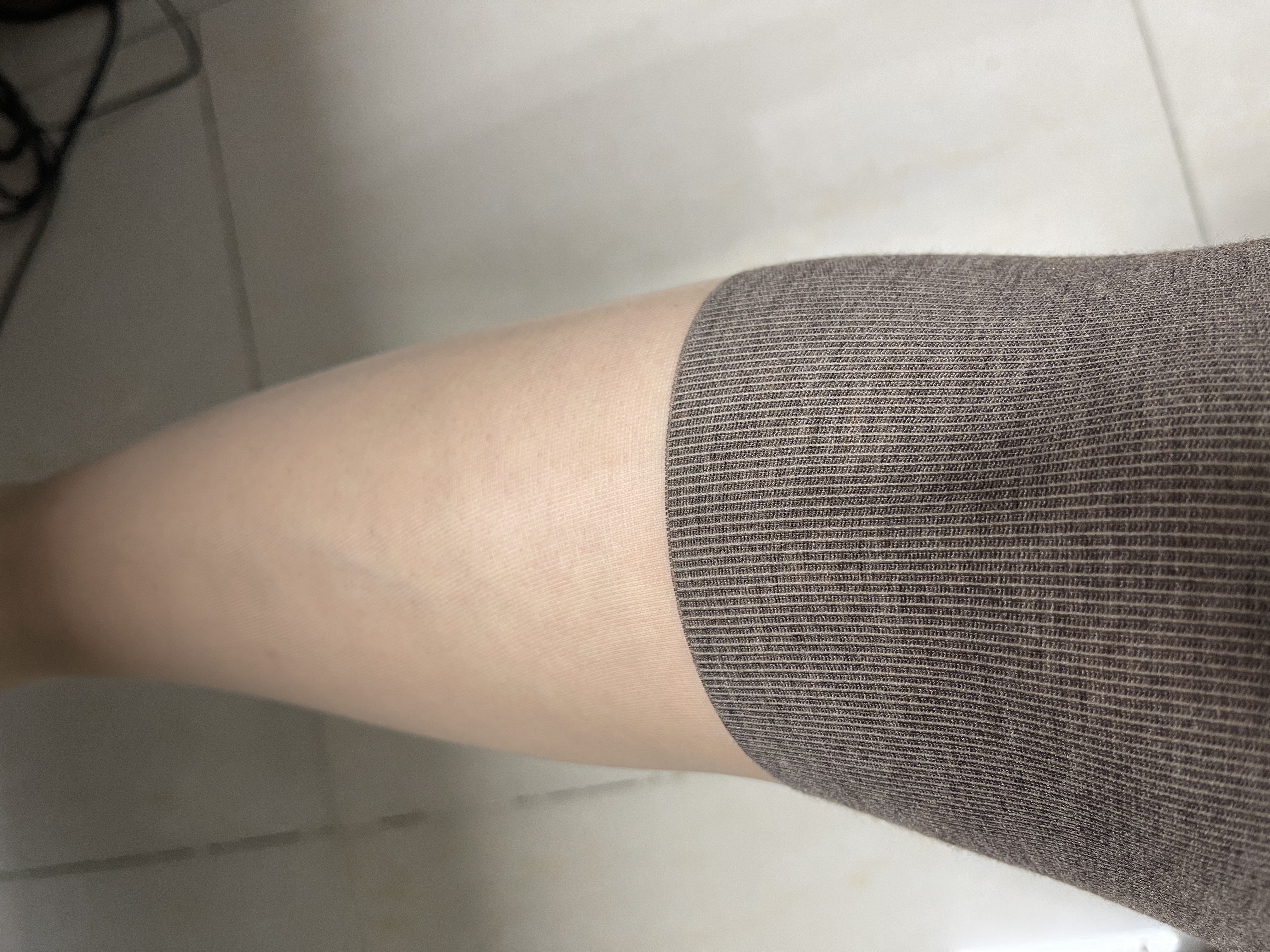浪莎丝袜女空调房护膝袜7A抗菌夏季女中长款寒腿高筒过膝长筒袜 实拍图