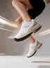 NEW BALANCE NB574官方休闲鞋男鞋女鞋夏季休闲舒适网面透气百搭轻便运动鞋 灰色 ML574LGI 38 (脚长23.5cm建议拍大半码) 实拍图